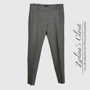 Talbots Newport Stretch Classic Trouser Unlined Gray 8